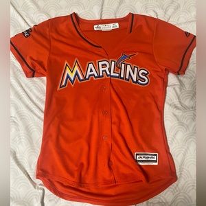 Majestic Marlins Jersey woman’s S